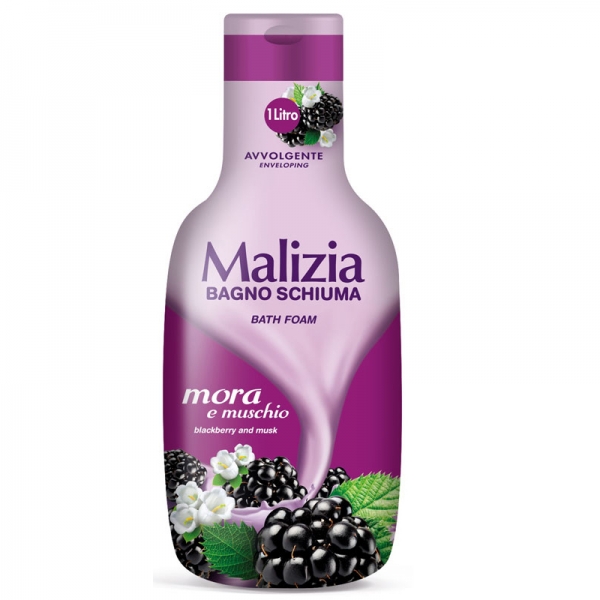 Malizia Bath Foam Blackberry and Musk 1L