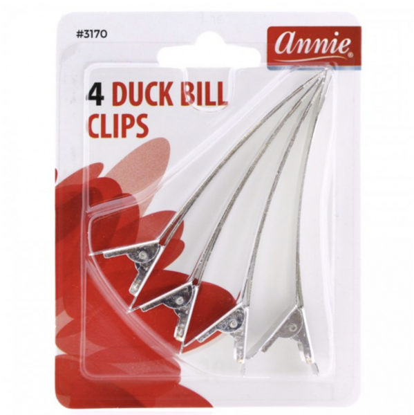 Annie Duck Bill Clips 4Ct