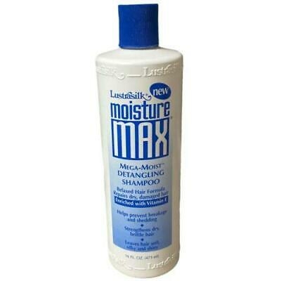 Lustrasilk Moisture Max Mega-moist Shampoo Detangling 16 Oz