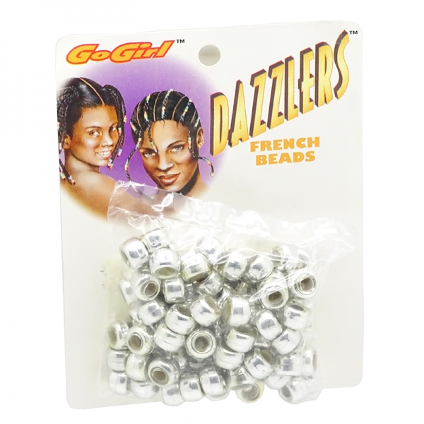 GoGirl Dazzlers French Beads(100Pack) Silver