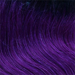 Schwarz-Violett Mix Ombre #T1B/Violet