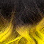 Schwarz-Gelb Mix Ombre #TT1B/Yellow