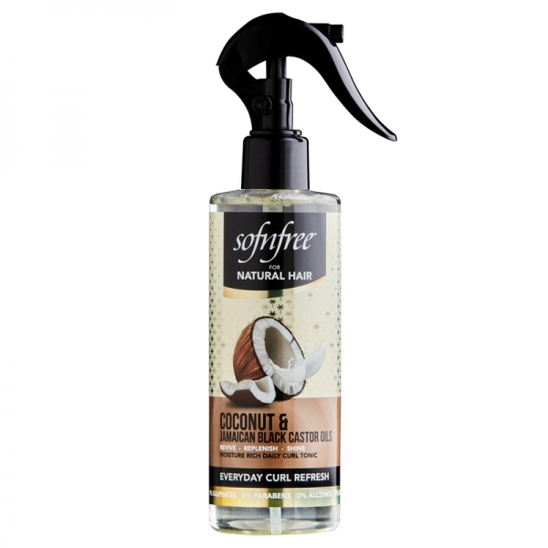 Sof&#039;n Free For Natural Hair Coconut &amp; JBCO Curl Refresh 240ml